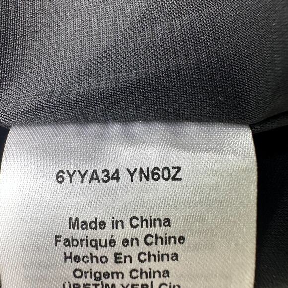 Armani exchange Little Black Dress. Leather accents and sparkly Fringe. Unique! - Picture 16 of 16